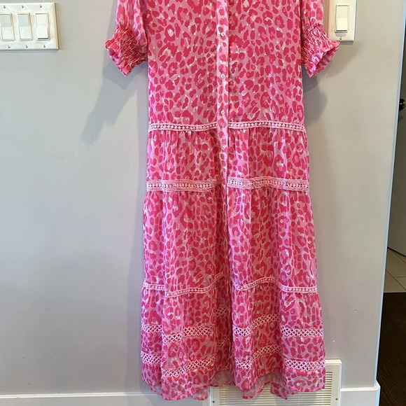 The Shirt Rochelle  Behreng Leopard Button Maxi Dress - Picture 4 of 9